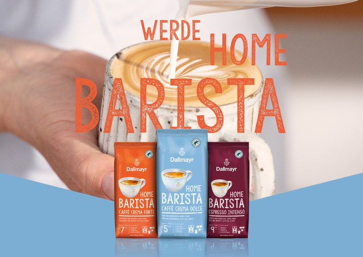 Dallmayr Home Barista / Dallmayr präsentiert neue Produktlinie in Ganzer Bohne für den perfekten Kaffeegenuss zu Hause