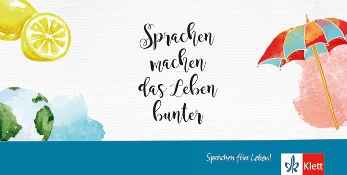 #Wir sind bunt. Sprachen machen das Leben bunter / Ernst Klett Sprachen auf der Frankfurter Buchmesse / Der Verlag steht für Sprachenvielfalt und setzt sich als Ziel, das Lehren und Lernen von Fremdsprachen zu erleichtern. Weiterer Text über ots und www.presseportal.de/nr/72530 / Die Verwendung dieses Bildes ist für redaktionelle Zwecke honorarfrei. Veröffentlichung bitte unter Quellenangabe: "obs/Ernst Klett Sprachen GmbH/Ernst Klett Sprachen Verlag"