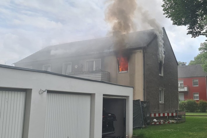 FW-E: Wohnungsbrand in Kray - keine verletzten Personen