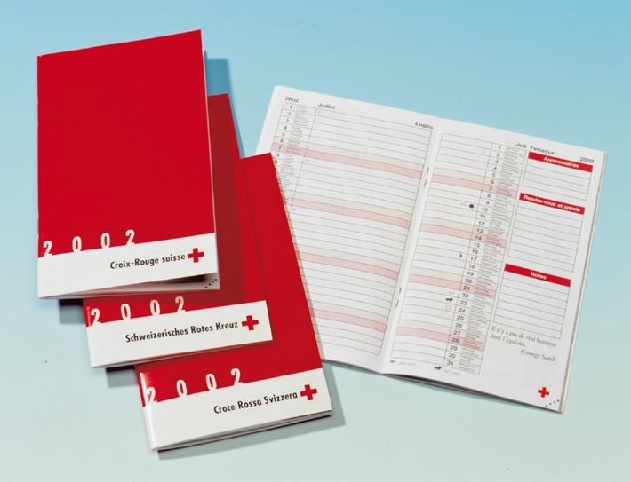 Croix-Rouge suisse : le nouvel agenda est arrivé