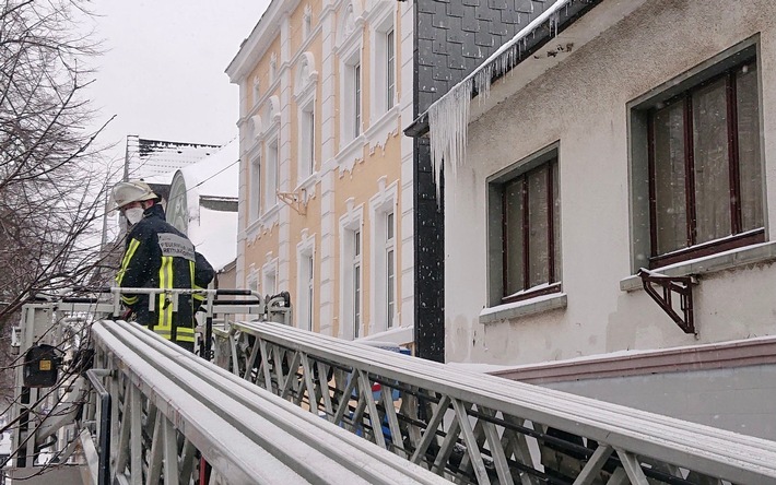 FW-BO: Schnee und Eis führen sorgen für erhöhtes Einsatzaufkommen bei der Feuerwehr