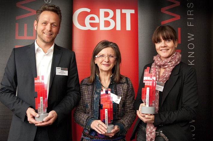 CeBIT-PREVIEW erfolgreich beendet / PREVIEW-Award für die "Innovation der CeBIT 2012" ging an BENQ, SECUSMART & VIDEOWEB (mit Bild)