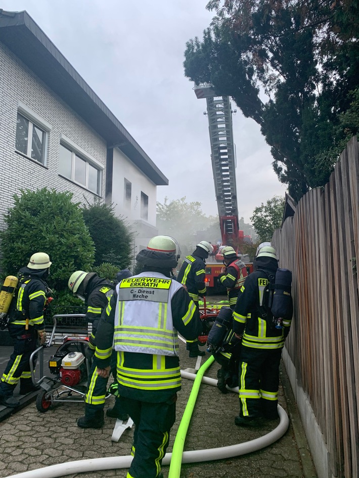 POL-ME: Einfamilienhaus nach Küchenbrand unbewohnbar - Erkrath - 1909162