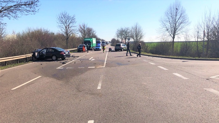 POL-PDWO: Hohen-Sülzen - B47 wegen schwerem Verkehrsunfall voll gesperrt