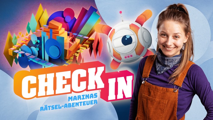 Premiere von "CHECK IN - Marinas Rätsel-Abenteuer" / Start des Reportage-Formats mit Marina Blanke: 1. September 2025 bei KiKA
