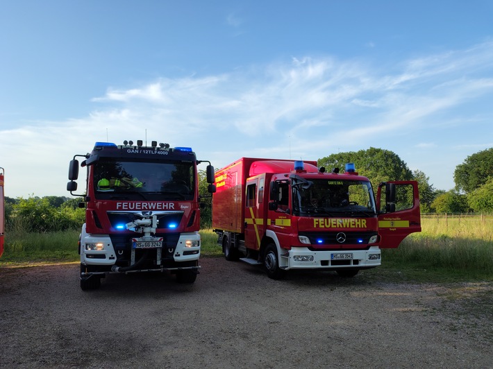 FW Gangelt: Drei nicht alltägliche Einsätze fordern die Feuerwehr am Sonntag