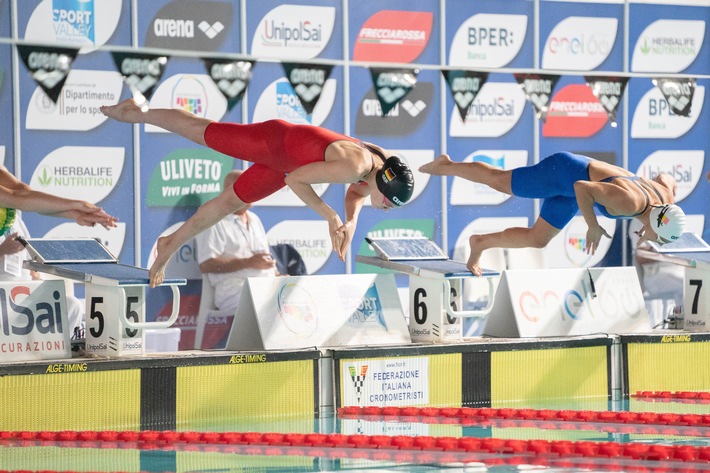 DLRG Rettungsschwimmer schwimmen zu neuen Rekorden / Weltmeisterschaft in Riccione (Italien)