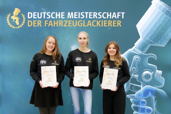 Spitzenleistung im Fahrzeuglackierer-Handwerk: Elena Artmann aus Bayern ist Deutsche Meisterin 2025
