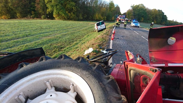 POL-WE: Traktorfahrer verstorben - Unfall zwischen Nidda und Ranstadt