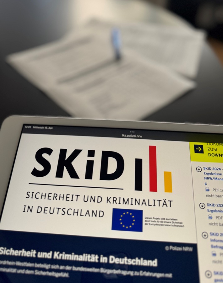 LKA-NRW: 20.000 Menschen aus NRW erhalten Post von der Polizei: Kein Fake, sondern Aufruf zur Teilnahme an der deutschlandweiten Studie SKiD