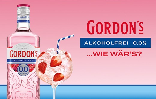 DIAGEO PM: Der neue Gordon´s Pink 0.0%