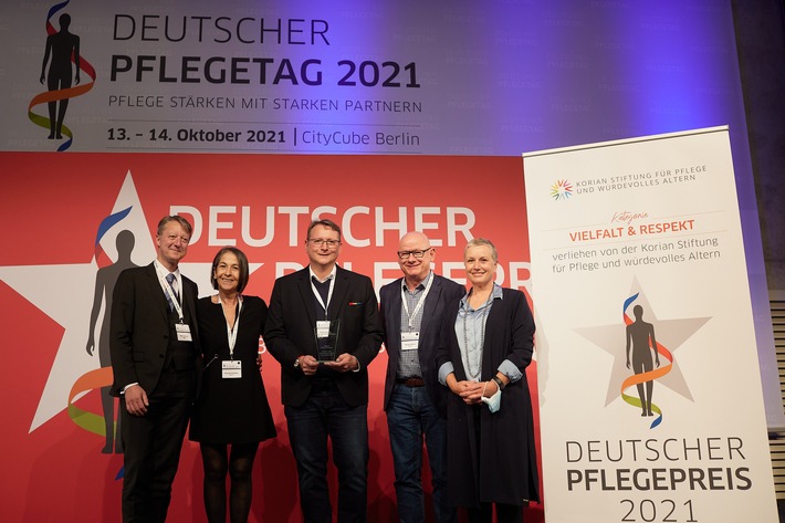 Deutscher Pflegepreis: Gewinner des Korian Stiftungsawards für Vielfalt und Respekt in der Pflege ausgezeichnet