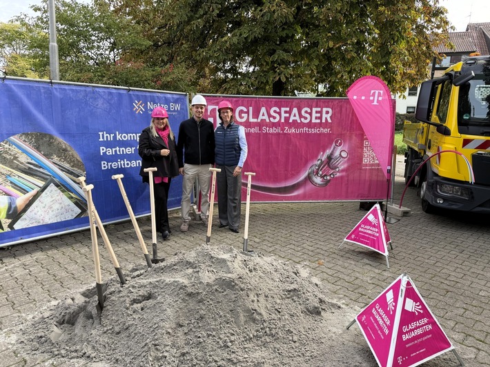 Aichtal: Telekom hat mit Glasfaserausbau begonnen