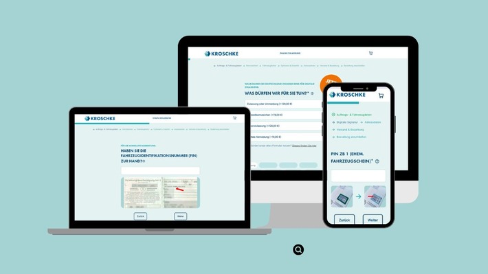 Online-Zulassung: Mit Kroschke jetzt noch einfacher und schneller Autos zulassen