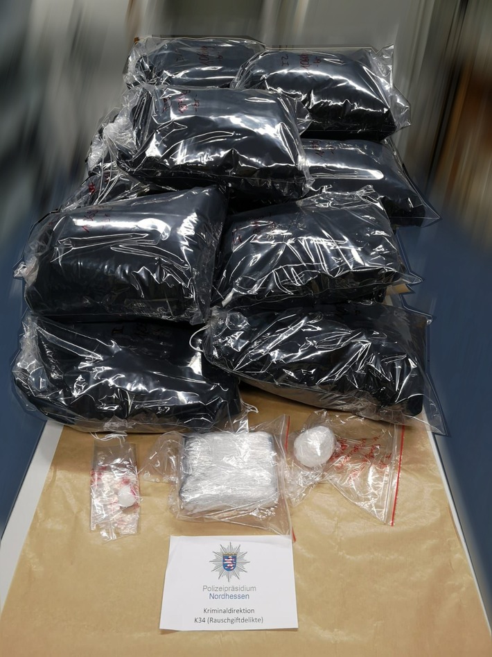 POL-KS: Schlag gegen organisierte Drogenkriminalität: 21 kg Betäubungsmittel beschlagnahmt- Drei Tatverdächtige in Untersuchungshaft