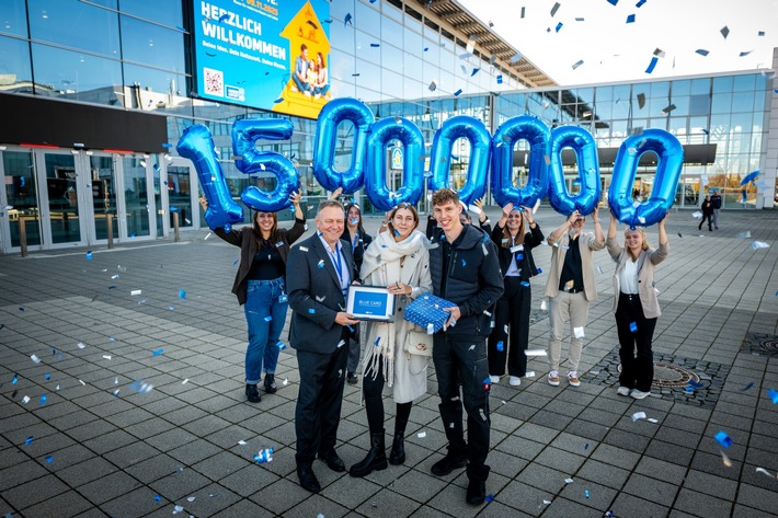 Messe Erfurt ehrt 15-millionsten Besucher