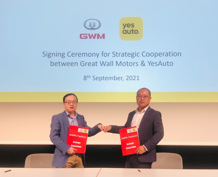Zur IAA Mobility: YesAuto startet Kooperation mit Great Wall Motors / Elektromobilität und die Zukunft des Fahrens im Fokus - Einführung der beiden Trendmarken WEY und ORA in Europa