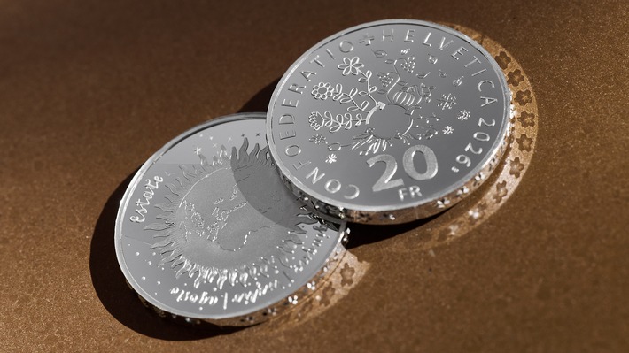 Ausgabe der neusten Sondermünze: Swissmint beleuchtet mit Silbermünzserie die Schönheit der vier...
