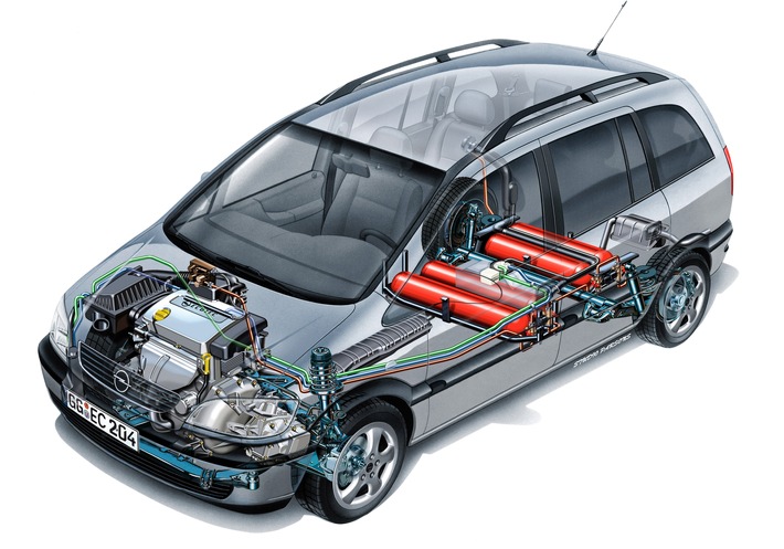 Opel Zafira 1.6 CNG gewinnt "Flotten-Award 2002" / Auszeichnung für den besonders wirtschaftlichen und umweltverträglichen Erdgas-Van