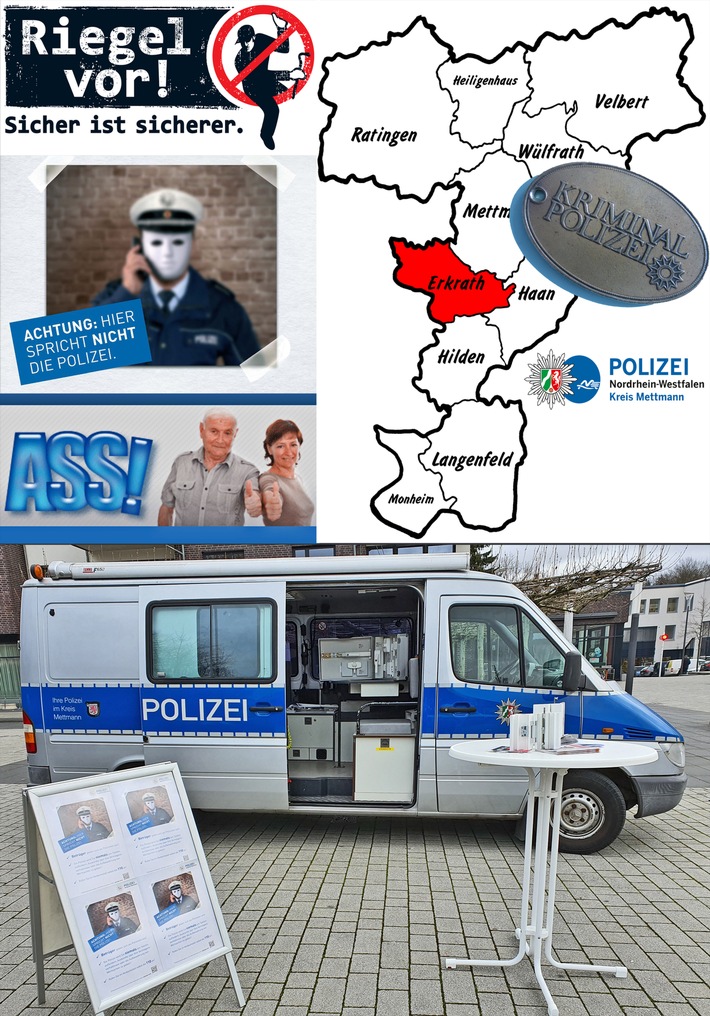 POL-ME: Kriminalprävention am Info-Mobil: Die Polizei lädt ein - Erkrath - 2110070