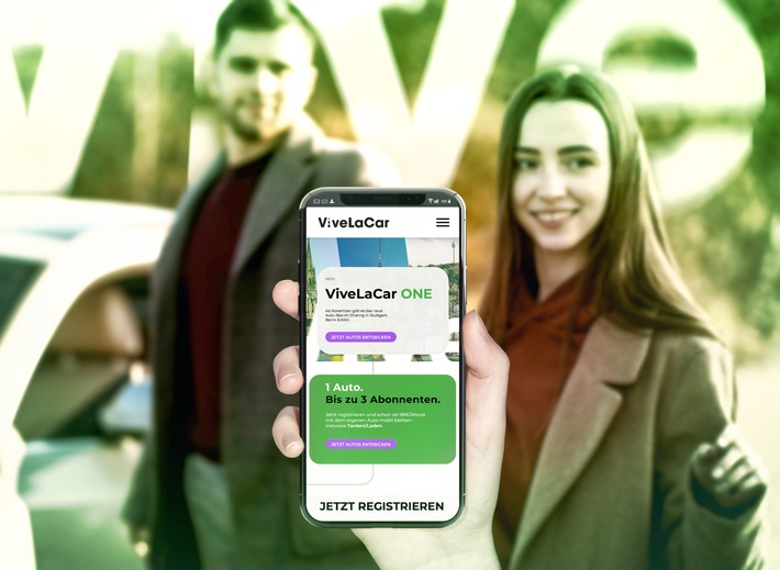 Weltpremiere zur IAA: ViveLaCar ONE® ist das erste Auto-Abo im Sharing