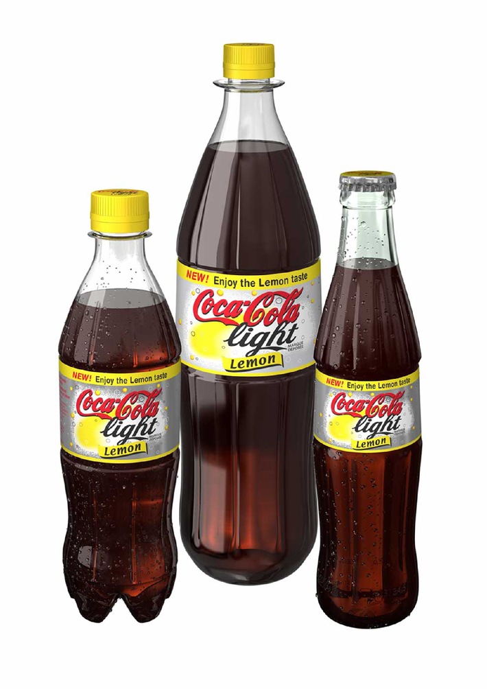 Das neue prickelnde Geschmackserlebnis: Coca-Cola light Lemon