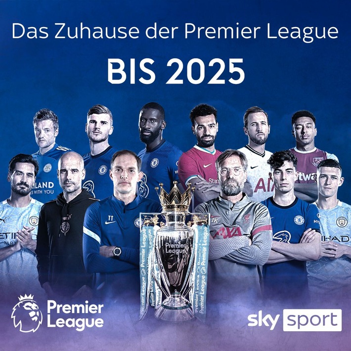 Sky bleibt bis 2025 das Zuhause der Premier League in Deutschland