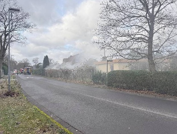 POL-ROW: Rotenburg: Brand eines Schuppens mit starker Rauchentwicklung