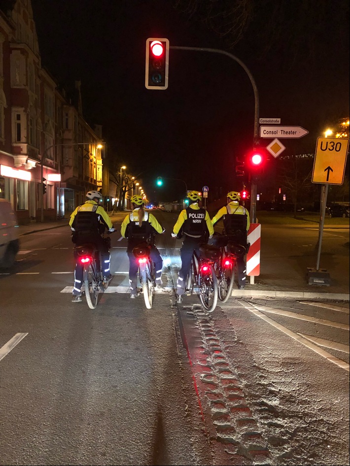 POL-GE: Polizeistreife auf zwei Rädern im gesamten Stadtgebiet