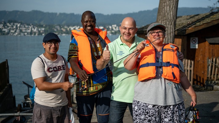 "Fischen trotz Handicap" am 30. August 2025 ... mit Ständerat Daniel Jositsch