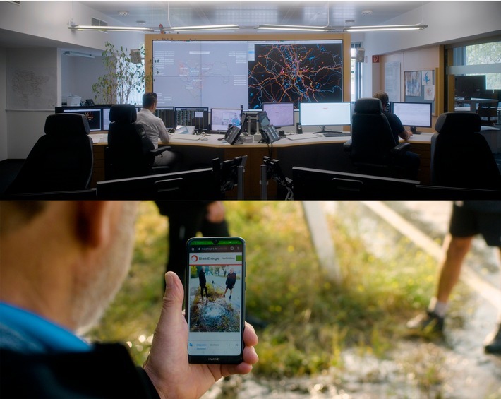 notruf-software emergencyeye, wird nun auch von der wirtschaft gefordert / aus einem tragischen ereignis geboren, expandiert die corevas nun mit emergencyeye in die industrie. Die Mitarbeiter der Entstörleitstelle (Foto oben) der RheinEnergie nutzen als erster Energieversorger in Deutschland das System EmergencyEye zur besseren Unterstützung ihrer Kunden. Somit können sie nach Einverständnis des Kunden auf dessen Smartphone-Kamera zugreifen und Problemsituationen, wie z.B. einen Wasserrohrbruch (Foto unten) besser einschätzen. / Weiterer Text über ots und www.presseportal.de/nr/126734 / Die Verwendung dieses Bildes ist für redaktionelle Zwecke honorarfrei. Veröffentlichung bitte unter Quellenangabe: "obs/Corevas/Schwarzfuchs"