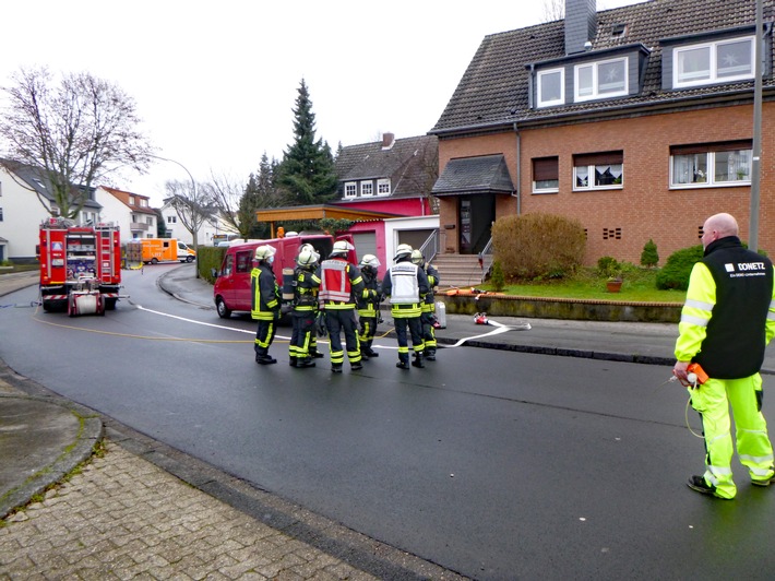 FW-DO: Dortmund Derne - Schaden im Gasleitungsnetz sorgt für Feuerwehreinsatz
