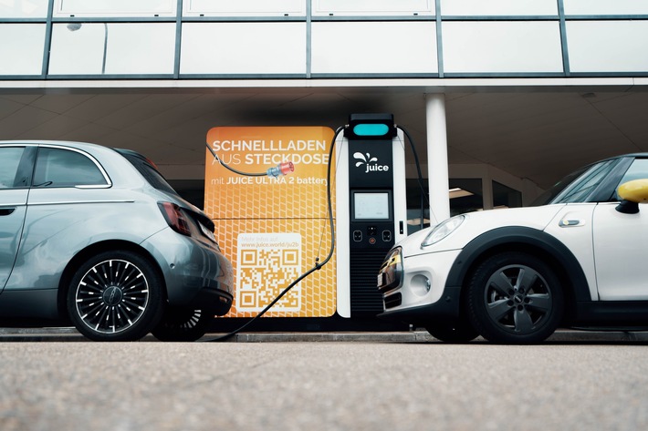 Aktuelle Pressemeldung: JUICE ULTRA 2 battery in die Liste der förderfähigen DC-Charger aufgenommen