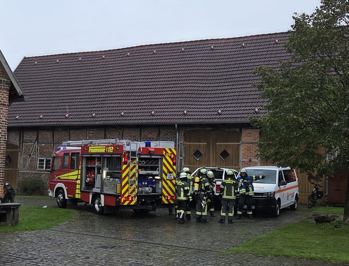 FW-WRN: Löschgruppe Langern übte mit Löschzug aus Selm