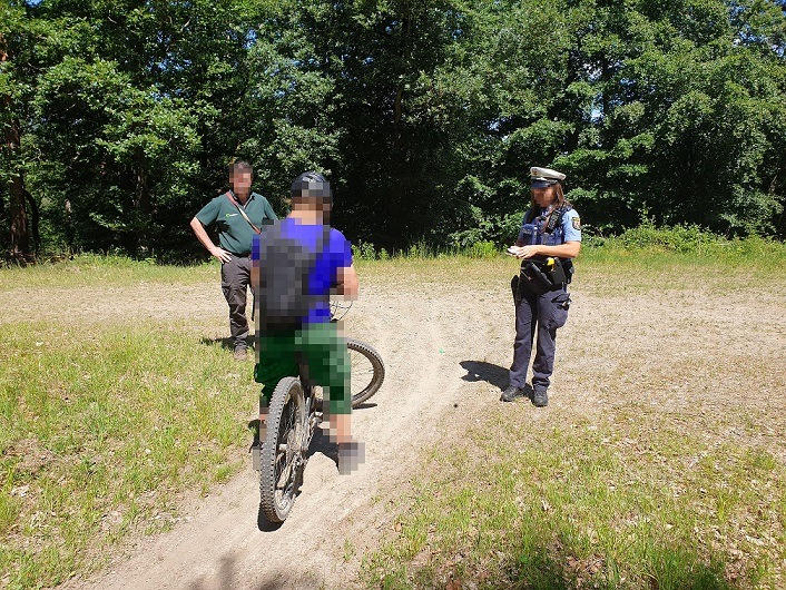 POL-PPKO: Kontrolle von Mountainbikern im Stadtwald Boppard