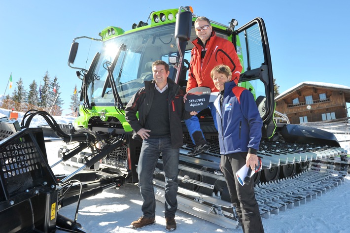 Mit der Öko-Raupe auf die Skipiste - BILD