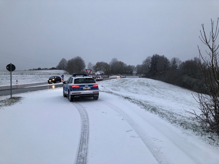 POL-PDWIL: erster Schnee führt zu leichten Beeinträchtigungen