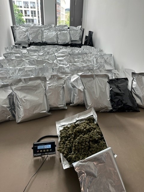 POL-D: 110 Kilogramm Marihuana und 1.100 Cannabispflanzen beschlagnahmt - Ermittlungserfolg der 