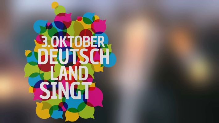 "3. Oktober - Deutschland singt": Musikalische Bürger-Aktion zur Feier der deutschen Einheit wird auf Bibel TV gesendet / Live-Übertragung am 03.10.20 um 19.00 Uhr vom Römerberg in Frankfurt am Main