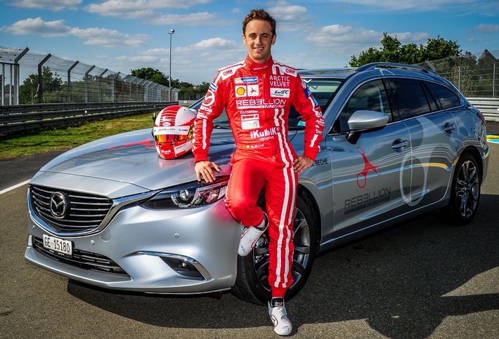 Mazda au Mans avec Mathias Beche