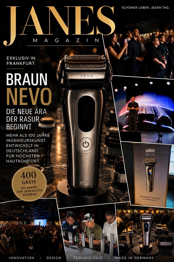 Jetzt neu auf Janes Magazin: Braun präsentiert den neuen NEVO in Frankfurt