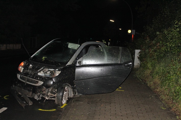 POL-COE: Ascheberg, Davensberger Straße/Betrunken und bekifft in Hecke gefahren