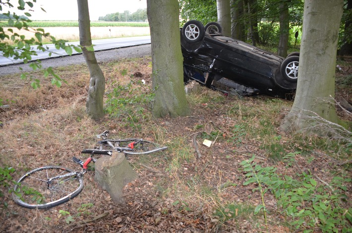 POL-STD: 45-jähriger Radfahrer bei Unfall zwischen Horneburg und Issendorf tödlich verletzt