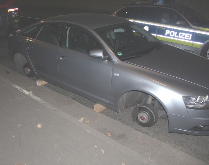 POL-HA: Felgendiebstahl an Audi auf der Weststraße