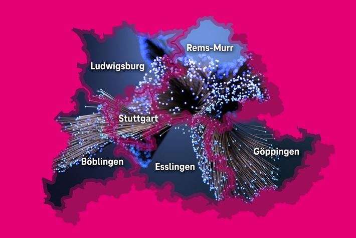 Gigabit Region Stuttgart: Meilensteine beim Glasfaser-Ausbau geschafft