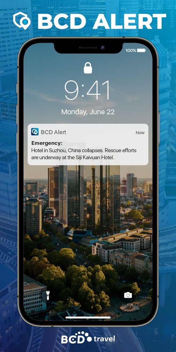 BCD Travel reagiert auf steigende Nachfrage nach 24/7-Sicherheit für Reisende mit der Einführung von BCD Alert / Die für Travel und Security Manager entwickelte mobile App vereinfacht Risikomanagement