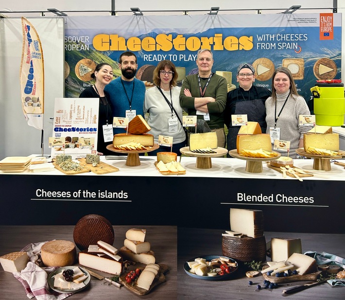 InLac Promotes European Cheeses at the Prestigious Winter Fancy Food Fair in Las Vegas