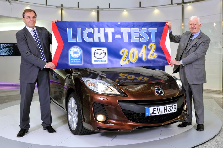 Mazda ist Autopartner des Licht-Tests 2012 (BILD)
