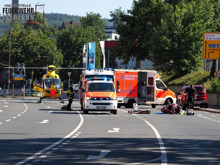 FW-MK: Verkehrsunfall mit &quot;Elektromobil&quot;