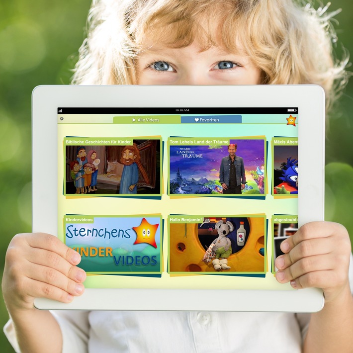 Bibel TV Kids - die kostenlose App für Kinder / Mit individueller Filterfunktion und einer persönlichen Favoritenliste